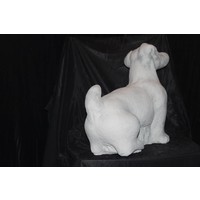 thumb-Betonnen beeld Jack Russell hond voor tuin of huis-3