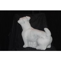 thumb-Betonnen beeld Jack Russell hond voor tuin of huis-4