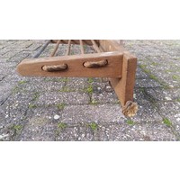 thumb-Grote antieke eiken kapstok met touw en haken-3