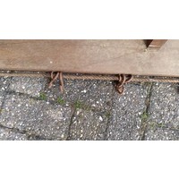 thumb-Grote antieke eiken kapstok met touw en haken-4