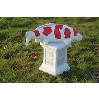 thumb-Kohaku koi van beton – Vijverbeeld-2