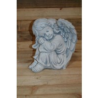 thumb-Betonnen beeld van een slapende engel, geschikt voor binnen en buiten-1