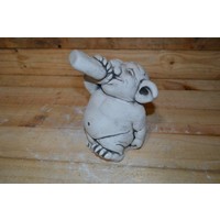 thumb-Betonnen beeld trol die rum drinkt – Grappig tuinbeeld of cadeau-1