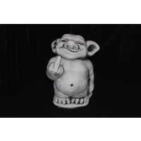 thumb-Betonnen trol met middelvinger – Ondeugend beeldje-1