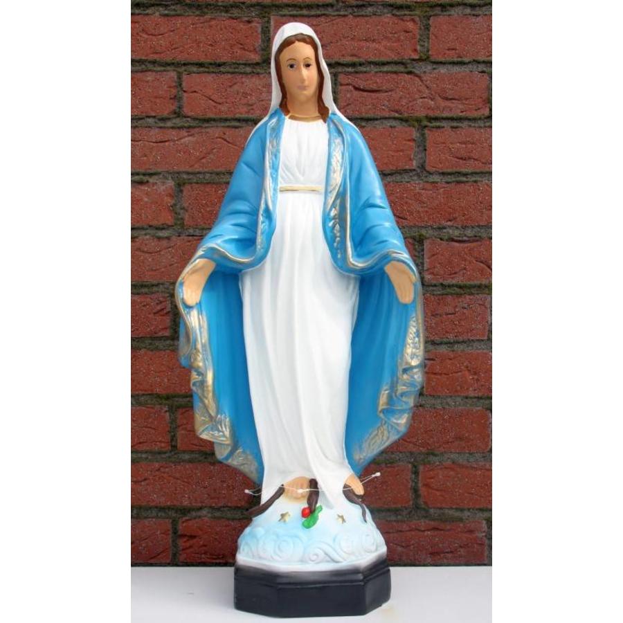 Polyester Madonna met gespreide handen – Religieus beeld voor huis en tuin-1