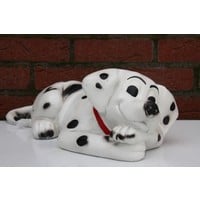 thumb-Polyester Dalmatiër hond – Decoratie beeldje wit met zwarte vlekken-1
