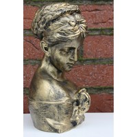 thumb-Buste Iris goud – Decoratief borstbeeld Grieks mythologie figuur-2