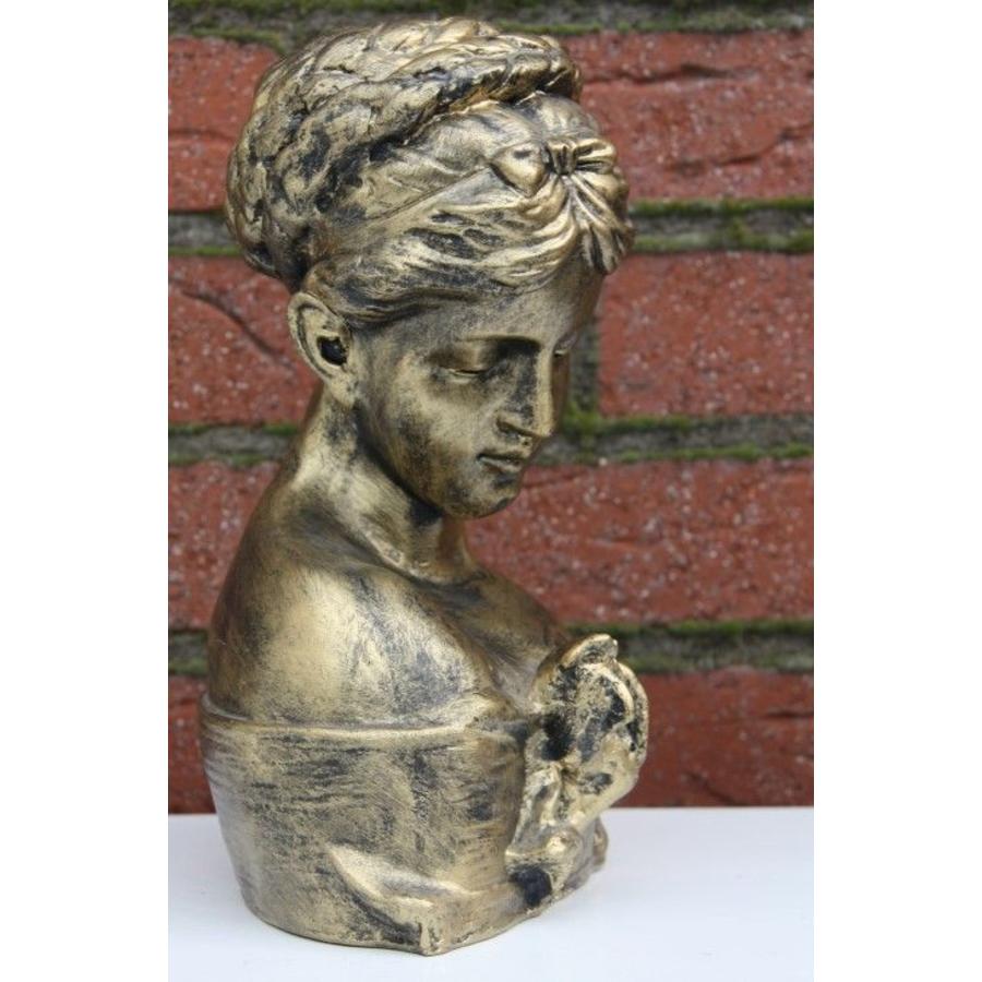 Buste Iris goud – Decoratief borstbeeld Grieks mythologie figuur-2