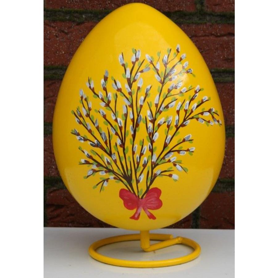 Polyester geel ei – Handbeschilderde decoratie groot-1