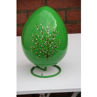 thumb-Polyester groen decoratief ei-2