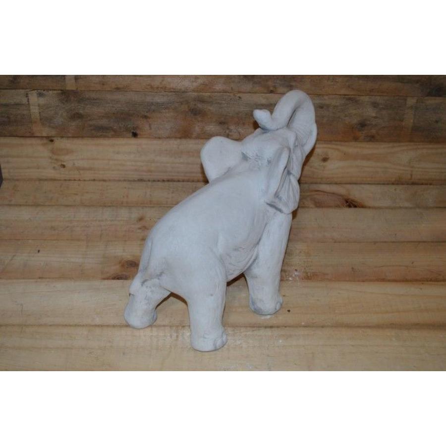 Betonnen beeld olifant – Tuindecoratie en geluksbeeld-3
