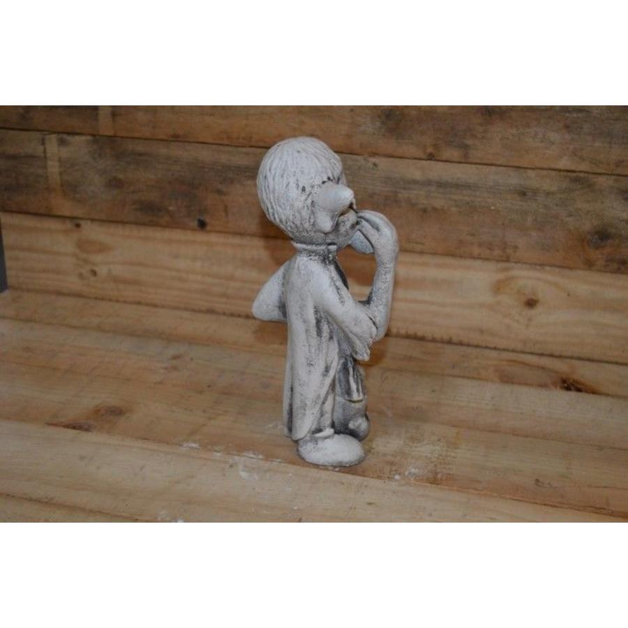 Betonnen beeld fantasiefiguurtje elf voor tuin en gazon-3