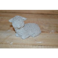 thumb-Betonnen beeld lammetje voor tuin of kerststal-1