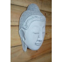 thumb-Betonnen Shiva Boeddha masker – Spiritueel muurornament voor binnen en buiten-3