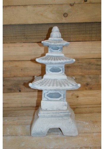 Betonnen Japanse pagode 3 daken 