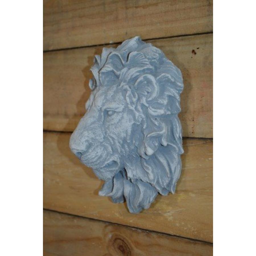 Betonnen hangende leeuwenkop – Decoratief muurornament-1
