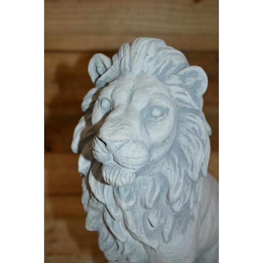 Betonnen leeuw links kijkend – Klein tuinbeeld voor bij entree of pad-4