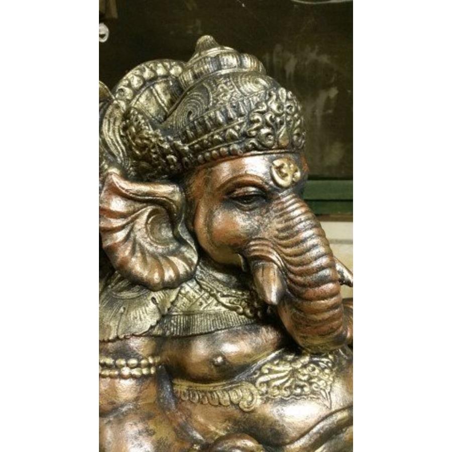Betonnen beeld Ganesha – God van succes, voorspoed en nieuw begin-3