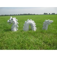 thumb-Betonnen beeld van Chinese draak 3-delig voor tuin of vijver-1