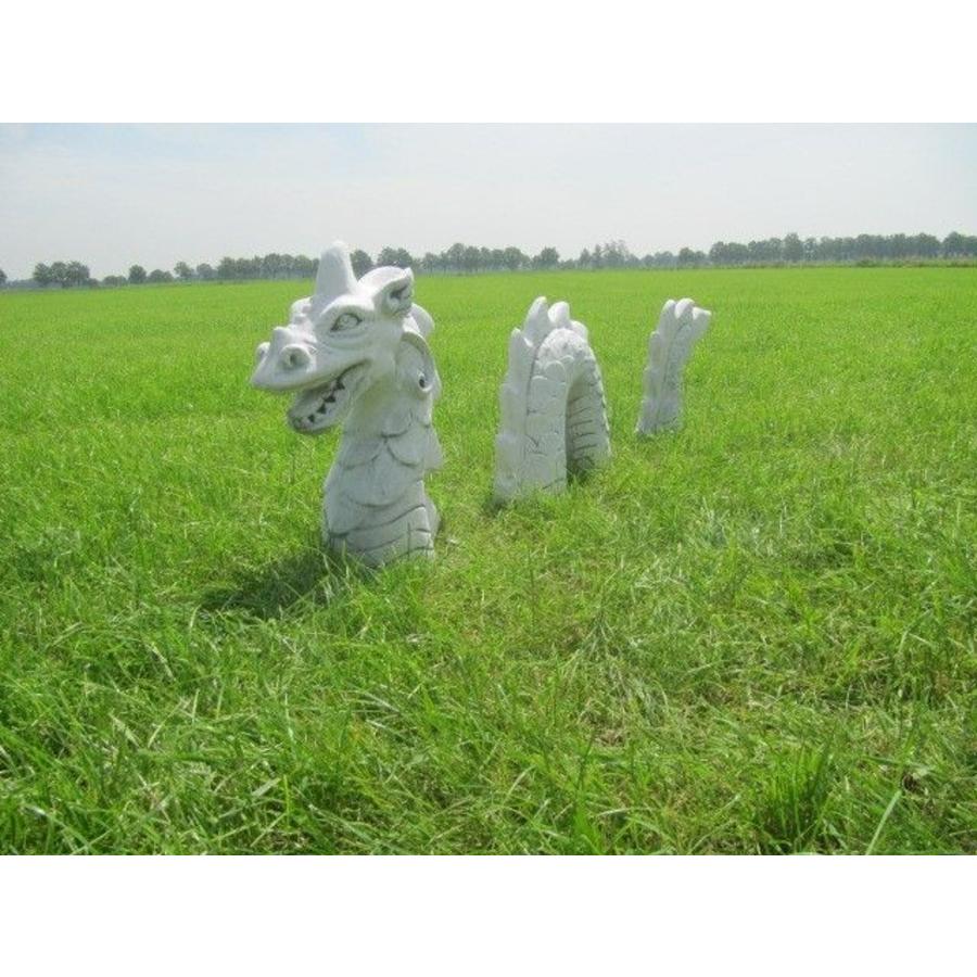 Betonnen beeld van Chinese draak 3-delig voor tuin of vijver-2