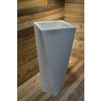 thumb-Getordeerde betonnen bloempot – moderne grote vaas voor tuin of entree-2