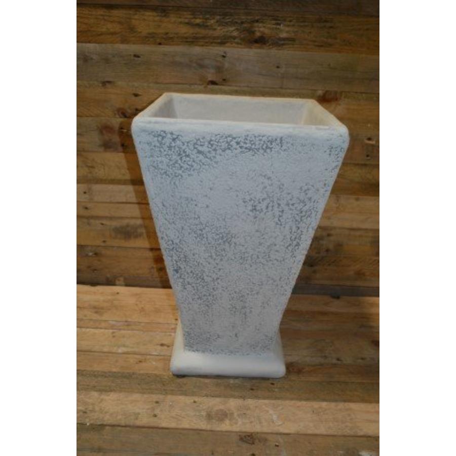 Vierkante betonnen bloempot taps toelopend model-1