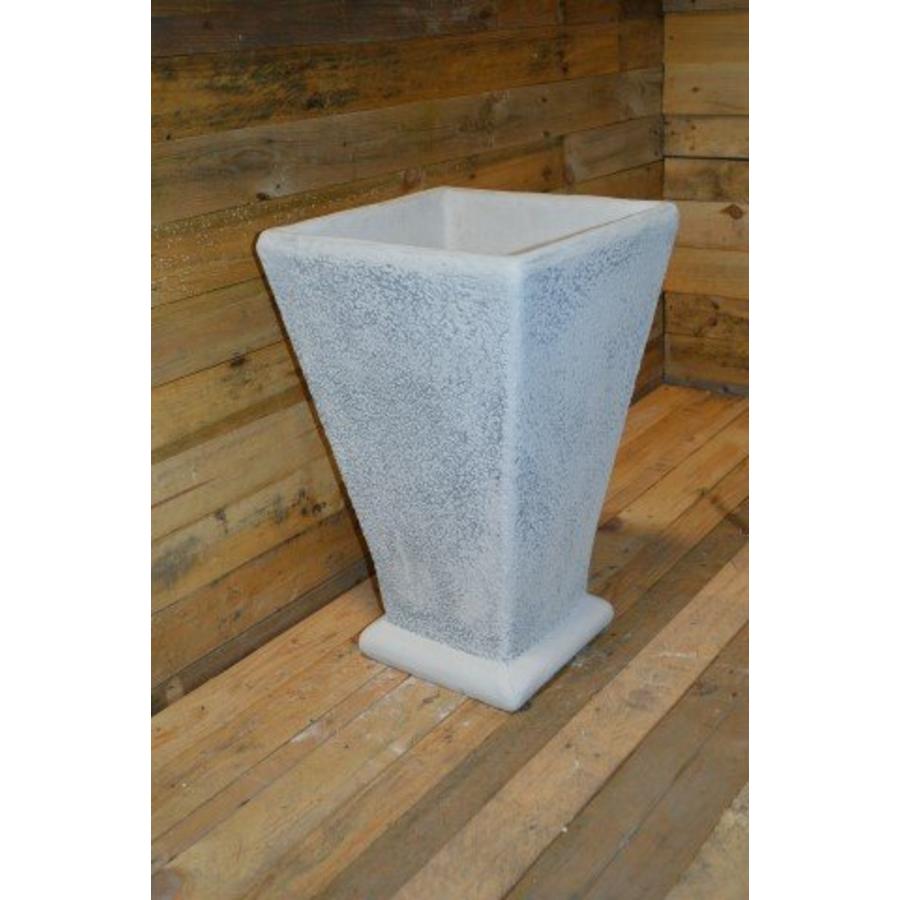 Vierkante betonnen bloempot taps toelopend model-2