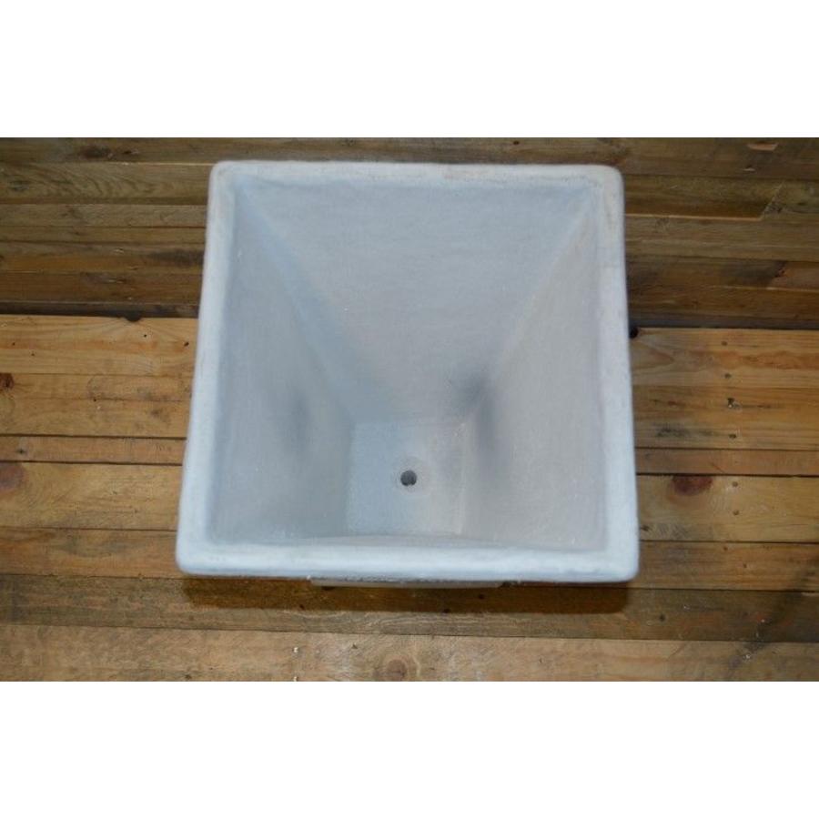 Vierkante betonnen bloempot taps toelopend model-3