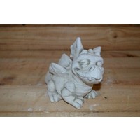 thumb-Betonnen draakje klein – Decoratief tuinbeeld voor kinderen-1