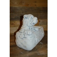 thumb-Hond in tas – betonnen bloembakje voor kleine plant-2