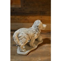 thumb-Border collie pup met tennisbal – betonnen tuinbeeld hond-3