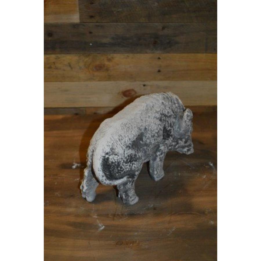 Wildzwijn – betonnen tuinbeeld voor boerderij, tuin of decoratie-3