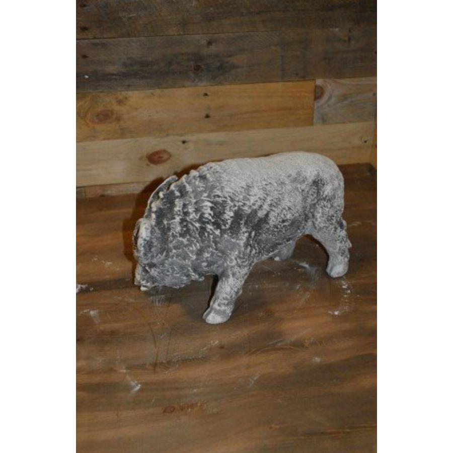 Wildzwijn – betonnen tuinbeeld voor boerderij, tuin of decoratie-4