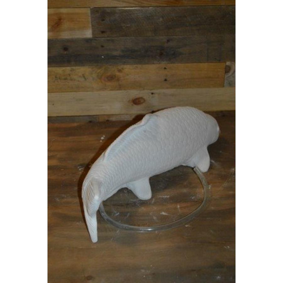 Koi – betonnen brokaatkarper met waterdoorvoer voor vijver-4