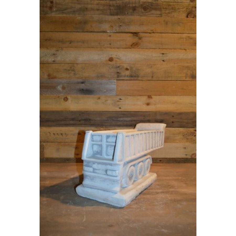 Betonnen zandwagen – bloembak en decoratief tuinbeeld-3