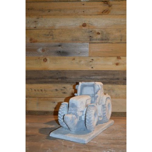 Betonnen tractor tuinbeeld 