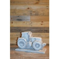 thumb-Tractor van beton – decoratief tuin- of binnenbeeld-2