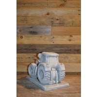 thumb-Tractor van beton – decoratief tuin- of binnenbeeld-3