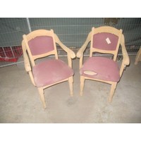 thumb-Eiken armstoelen set van 2-2