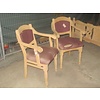 LoodsVol, Tweedehands Set van 2 massief eiken armstoelen