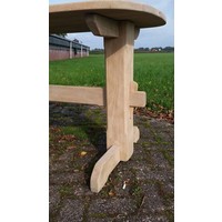 thumb-Kloostertafel eiken gezandstraald-6