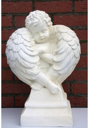 Cherubijn engel polyester rustend 