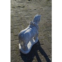 thumb-Sterk Belgisch trekpaard van beton – Brabants trekpaard als tuindecoratie-2