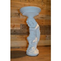 thumb-Betonnen jongen met schaal – multifunctioneel tuinbeeld voor binnen en buiten-2