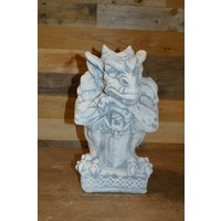 thumb-Betonnen waterspuwer Gargouille – decoratief tuinbeeld voor binnen en buiten-1
