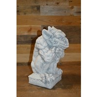 thumb-Betonnen waterspuwer Gargouille – decoratief tuinbeeld voor binnen en buiten-2