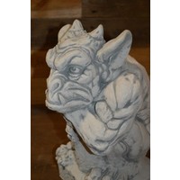 thumb-Betonnen waterspuwer Gargouille – decoratief tuinbeeld voor binnen en buiten-4
