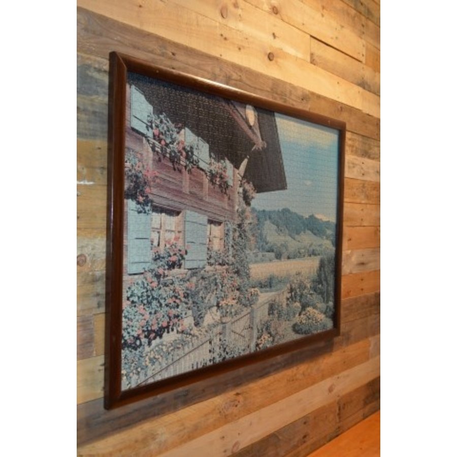Ingelijste puzzel Tiroler huis-3