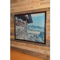 thumb-Ingelijste puzzel Tiroler huis-1