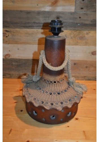 Keramische vintage schemerlamp 